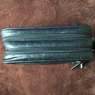 値下げしました‼️お買得美品⭐️レザー Wファスナー 本革 ビジネスバッグの画像