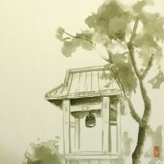 【尼崎北教室】墨彩画・水墨画を描くの画像