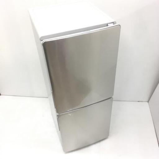 中古 高年式 エルソニック EH-1482F ステンレス調 148L 2ドア冷蔵庫 2017年製 2S300721