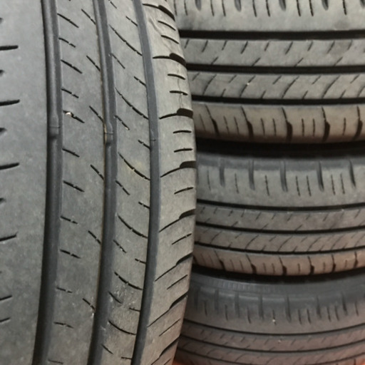値下げ‼️135-5ダンロップENASAVE155/65R14ダイハツ純正アルミホイール付4本セット14×4.5J +45 バリ山20