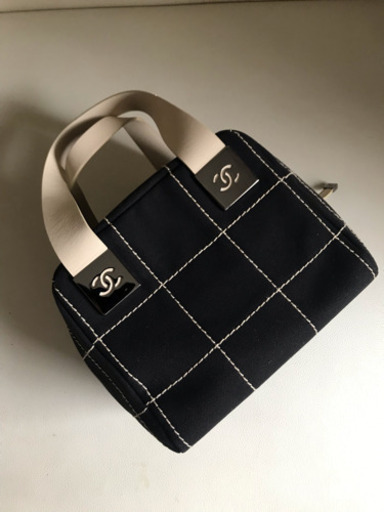 CHANEL シャネル チョコバー キャンパスレザーバック