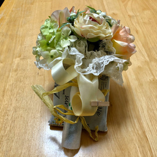 2千円スタート 造花のブーケ ブートニア パーティなどの装飾に！の画像