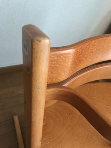 中古品　ベビーガードつきSTOKKE ストッケ TRIPP TRAPP トリップトラップ 子供椅子 ベビーチェア