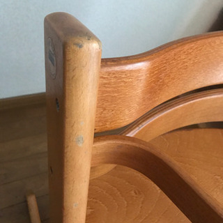 中古品　ベビーガードつきSTOKKE ストッケ TRIPP TRAPP トリップトラップ 子供椅子 ベビーチェアの画像