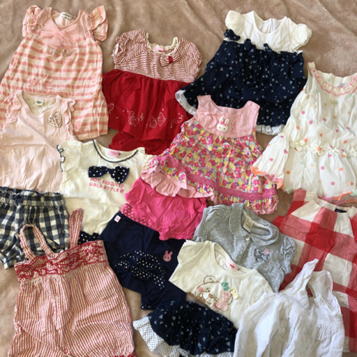 【まとめ売り】女の子　夏服　80 メゾピアノ