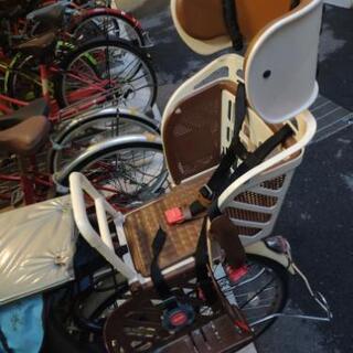 美品　おまけにレインカバーとクッションシート付き　OGK 自転車用 チャイルドシート RBC-009DX3 後ろ子供乗せ キャリア取付タイプ ヘッドレスト付