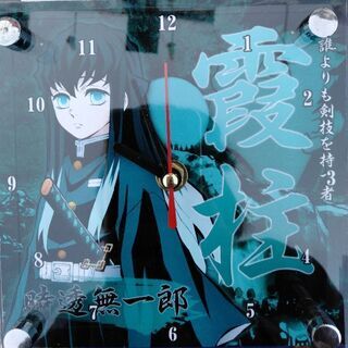 鬼滅の刃★時透無一郎のガラス置き時計