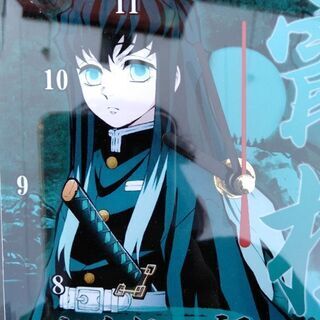 鬼滅の刃★時透無一郎のガラス置き時計の画像