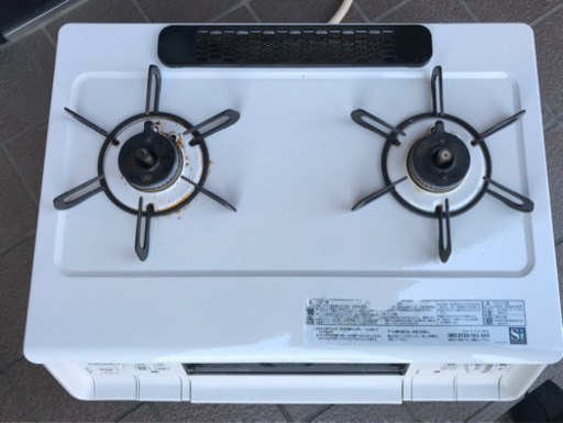 パロマ ガステーブル 水無し両面焼き 59cm 都市ガス(12A13A) 左強火 ナチュラルホワイト IC-365WHA-L
