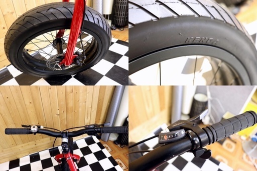 ファットバイク　ダイニチ　GX2　20インチ　レッド　自転車　サイクリング　自社便配達可能　生活