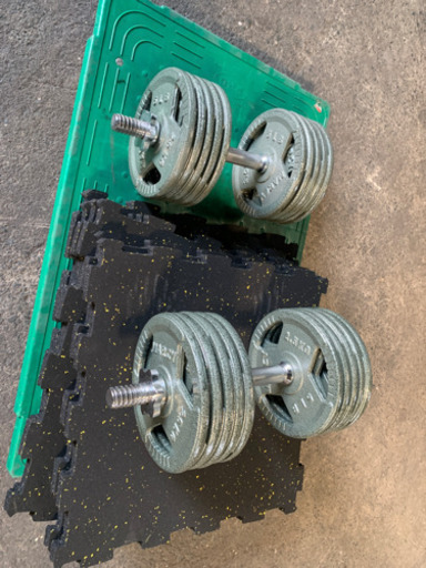 スクリューダンベルセット　　27.5kg 2個