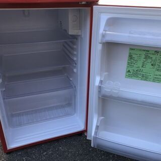 ★ 動作〇 ★ ノンフロン冷凍冷蔵庫 ハイアール AQR-FK14B (R) 137L [冷凍43L/冷蔵94L] 幅476x奥行550x高さ1211mm ◆ Haier 2012年製の画像