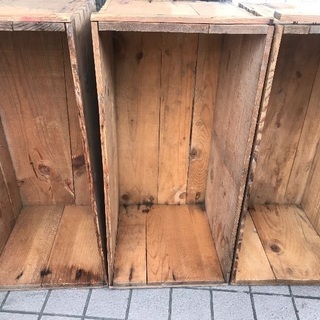 りんご箱×3個セット/3.21まで取りに来られる方の画像