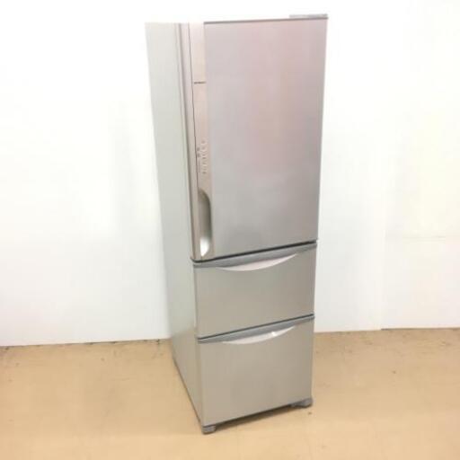 中古 近郊送料格安 真空チルド搭載 315L 3ドア冷蔵庫 日立 R-K320GV-S 2016年製 右開き 自動製氷機能 6ヶ月保証付き