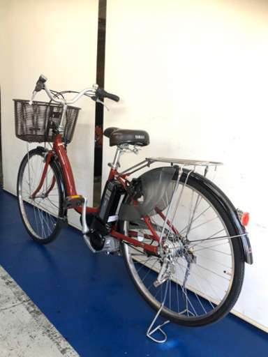 ヤマハ　パスナチュラ　26インチ 6.6ah デジタル　赤　電動自転車　電動アシスト