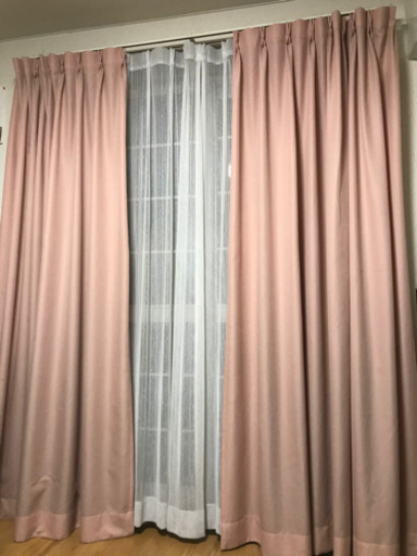 カーテン☆レースカーテン4枚セット　100×215センチ