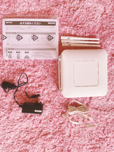【可動式アンテナ3本付き】無線LAN親機Baffallo【11ac/n/a/g/b 1300+600Mbps WXR-1900DHP3