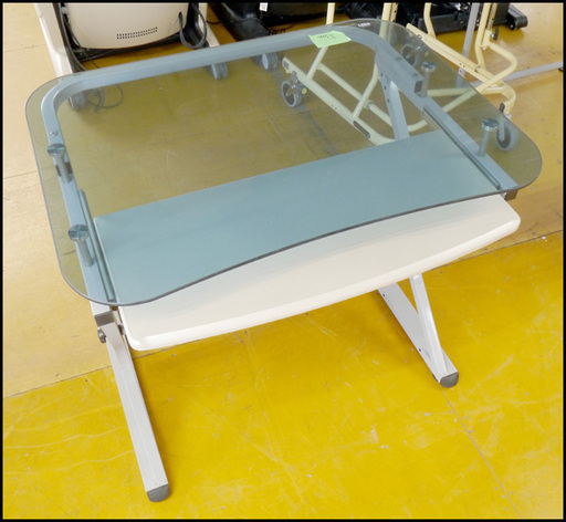特価品！ ガラス天板 パソコンデスク 39TOP