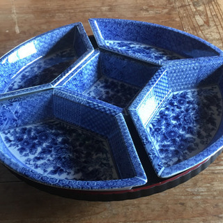 珍品！来客用、集まりに！　回るお皿セット