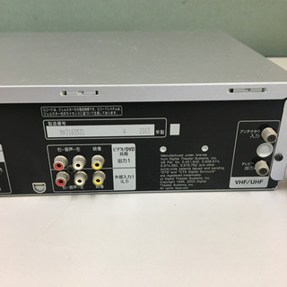 VHS一体型ＤＶＤプレーヤー　Ｇコード付ハイファイビデオ NV-...