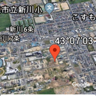 札幌市北区新川　貸し土地　資材置き場・事務所・駐車場