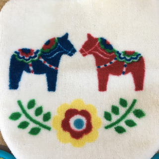 便座ふたカバー、トイレマット 差し上げますの画像