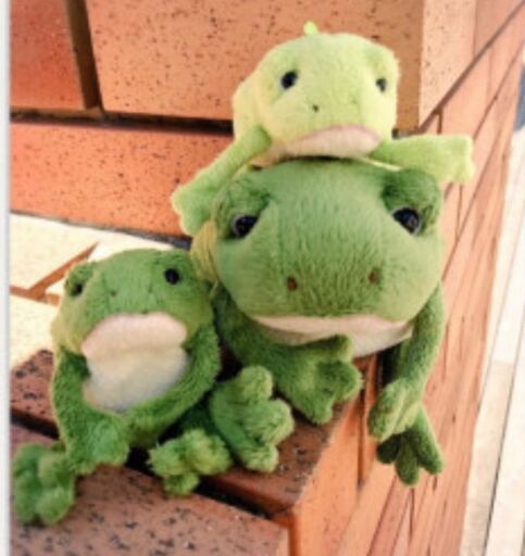 ボーノ カエル ぬいぐるみ かえる ピンク イエロー モン・スイユ