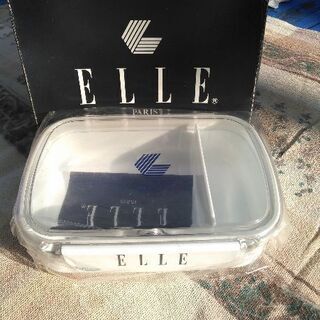 未使用品　ELLE  PARIS  お弁当箱&フォーク&バッグの画像