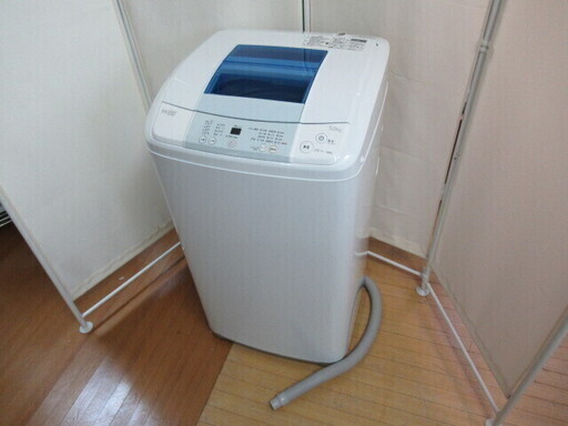 J1003/洗濯機/5キロ/単身/一人暮らし/学生/ハイアール/Haier/JW-K50LE/中古品/