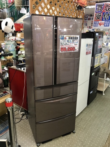 Panasonic/パナソニック 455L エコナビ搭載6ドア冷蔵庫 NR-F460V-T