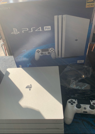 【美品】 ps4 pro 1TB ホワイト CUH-7200BB01