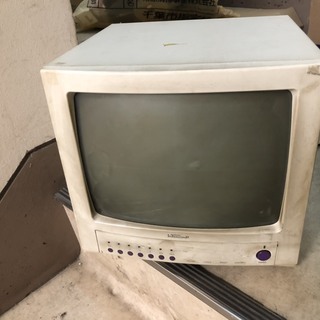 モニターテレビ　ブラウン管　白黒