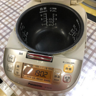 黒にんにく用にどうぞ🎵中古炊飯器😄Panasonic✨2010年製　IHジャー炊飯器　SR-HG103✨ヘコミ・汚れあり✨の画像