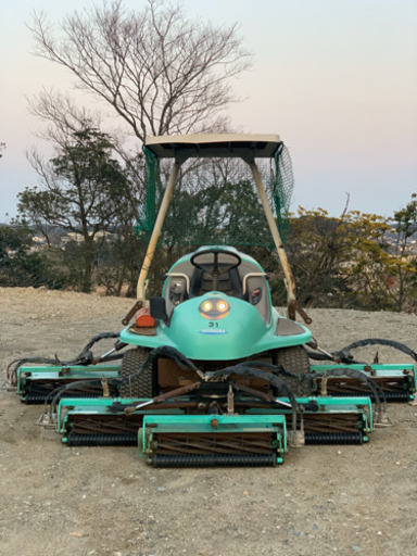 SHIBAURA大型乗用芝刈機　TM5-555D 全稼働　アワーメーター故障ディーゼルエンジン搭載4キット　