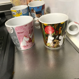 ムーミンカフェ　スーベニアカップ　４個セットの画像