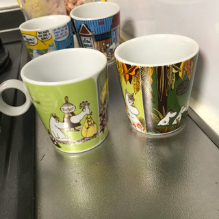 ムーミンカフェ　スーベニアカップ　４個セットの画像