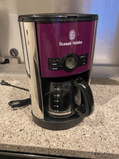 Russell Hobbs ラッセルホブス　コーヒーメーカー　パープル