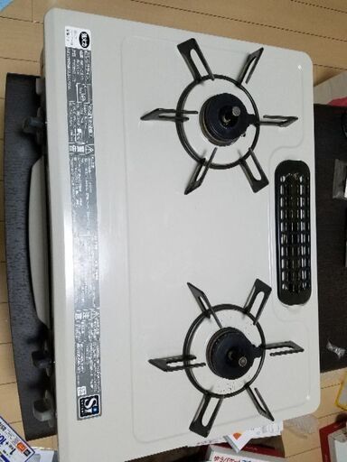 【三連休限定再値下げ】【美品】リンナイ　グリル付きガスコンロ　LPガス用