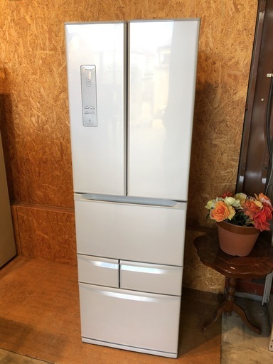 【管理KRR153】TOSHIBA 2012年 GR-432FY 426L 6ドア冷凍冷蔵庫