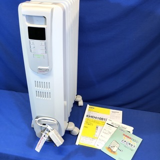 【管理KRK161】デロンギ KHD410812 3~8畳用 オイルヒーターの画像