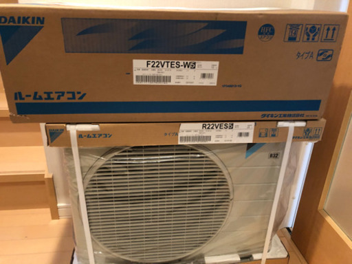 新品2019年製DAIKIN f22vtes-w5エアコン激安！受け渡し