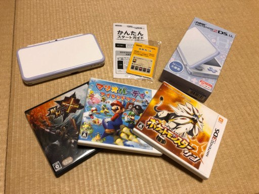美品❗️ニンテンドー　Nintendo 2DS ll 本体　ソフト3個セット