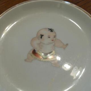 お相撲皿2枚の画像