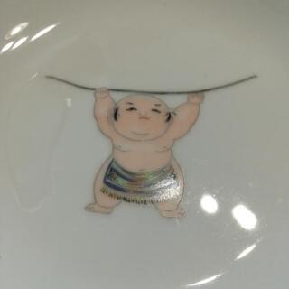 お相撲皿2枚の画像