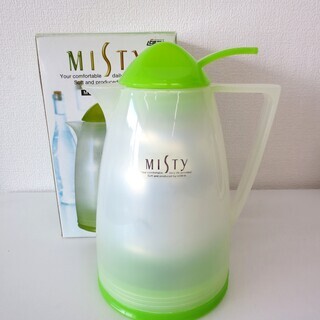 ■未使用品■MISTY　ハンドポット　600㎖　クリアーグリーン