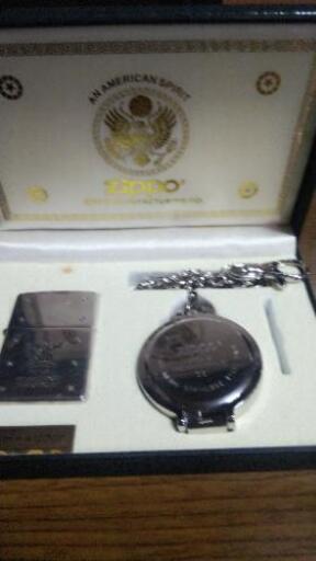 ZIPPO 懐中時計  ライターセット