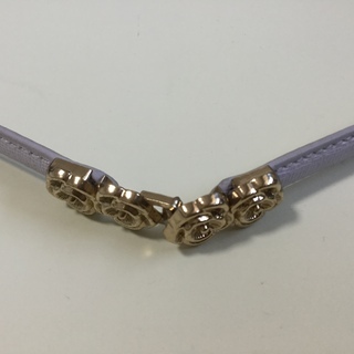 上品なベルト、お嬢様スタイル、ラベンダー色、調整可能used ◆...