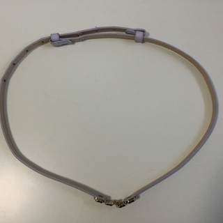 上品なベルト、お嬢様スタイル、ラベンダー色、調整可能used ◆４１◆おまとめ値引き対応品◆の画像