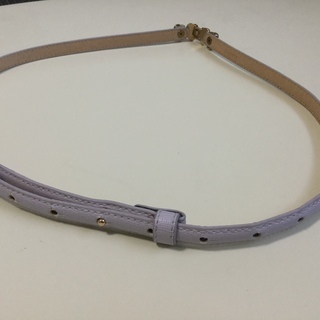 上品なベルト、お嬢様スタイル、ラベンダー色、調整可能used ◆４１◆おまとめ値引き対応品◆の画像