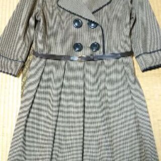 レトロ調ワンピース1の画像